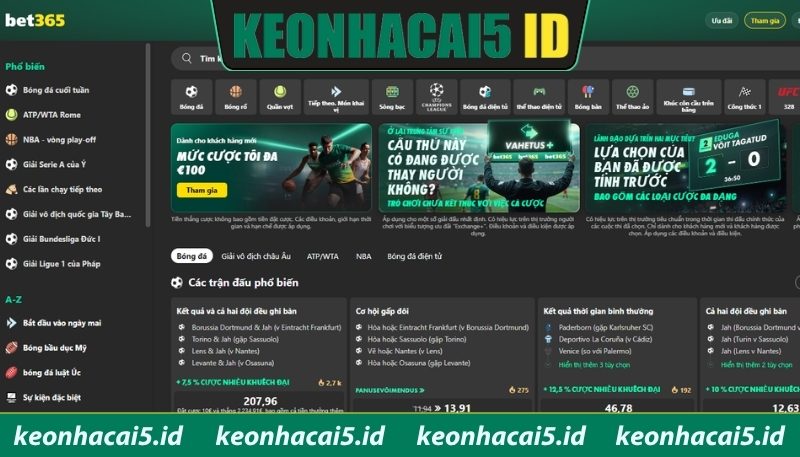 Bet365 - Nhà Cái Cá Cược Với Hệ Sinh Thái Game Đa Dạng 1 Bet365