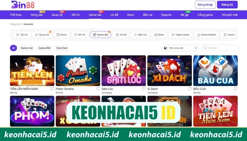 Bin88 - Đánh Giá Chi Tiết Nhà Cái Cá Cược Hot #1 Châu Á 3 Game bài Bin88 đa dạng thể loại giải trí hấp dẫn