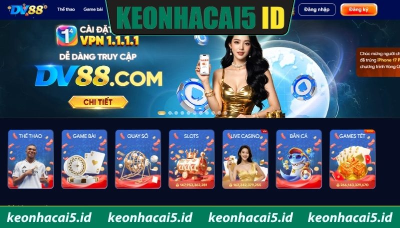 DV88 - Đánh Giá Chi Tiết Nhà Cái Sở Hữu Kho Game Khủng 1 DV88